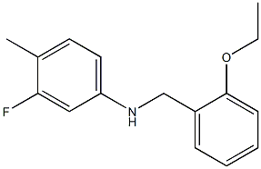 N-[(2-ethoxyphenyl)methyl]-3-fluoro-4-methylaniline 化学構造式