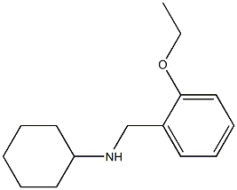 N-[(2-ethoxyphenyl)methyl]cyclohexanamine,,结构式