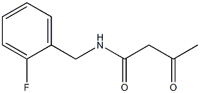 N-[(2-fluorophenyl)methyl]-3-oxobutanamide