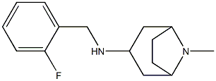 N-[(2-fluorophenyl)methyl]-8-methyl-8-azabicyclo[3.2.1]octan-3-amine 结构式