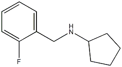  N-[(2-fluorophenyl)methyl]cyclopentanamine