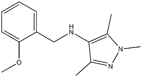 N-[(2-methoxyphenyl)methyl]-1,3,5-trimethyl-1H-pyrazol-4-amine