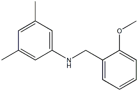 N-[(2-methoxyphenyl)methyl]-3,5-dimethylaniline Structure