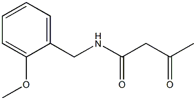 N-[(2-methoxyphenyl)methyl]-3-oxobutanamide,,结构式