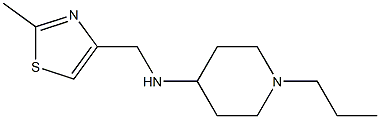  N-[(2-methyl-1,3-thiazol-4-yl)methyl]-1-propylpiperidin-4-amine