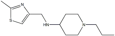 N-[(2-methyl-1,3-thiazol-4-yl)methyl]-1-propylpiperidin-4-amine