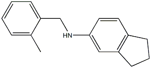  N-[(2-methylphenyl)methyl]-2,3-dihydro-1H-inden-5-amine