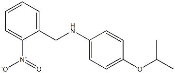 N-[(2-nitrophenyl)methyl]-4-(propan-2-yloxy)aniline