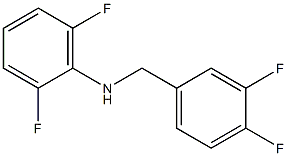 N-[(3,4-difluorophenyl)methyl]-2,6-difluoroaniline Structure