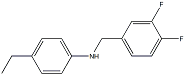 N-[(3,4-difluorophenyl)methyl]-4-ethylaniline Structure