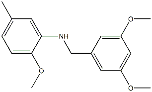 N-[(3,5-dimethoxyphenyl)methyl]-2-methoxy-5-methylaniline