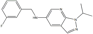 N-[(3-fluorophenyl)methyl]-1-(propan-2-yl)-1H-pyrazolo[3,4-b]pyridin-5-amine