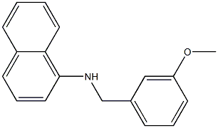  N-[(3-methoxyphenyl)methyl]naphthalen-1-amine