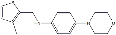 N-[(3-methylthiophen-2-yl)methyl]-4-(morpholin-4-yl)aniline