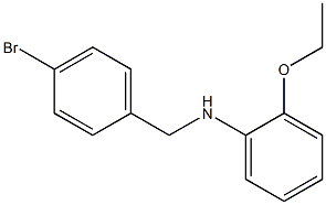 N-[(4-bromophenyl)methyl]-2-ethoxyaniline Structure