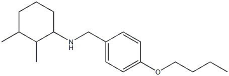 N-[(4-butoxyphenyl)methyl]-2,3-dimethylcyclohexan-1-amine Structure