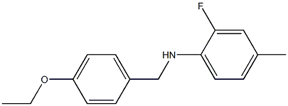 N-[(4-ethoxyphenyl)methyl]-2-fluoro-4-methylaniline Structure