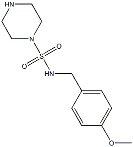  N-[(4-methoxyphenyl)methyl]piperazine-1-sulfonamide