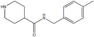  N-[(4-methylphenyl)methyl]piperidine-4-carboxamide