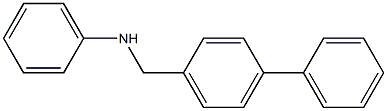 N-[(4-phenylphenyl)methyl]aniline