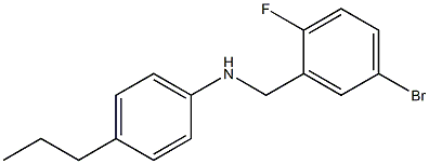  N-[(5-bromo-2-fluorophenyl)methyl]-4-propylaniline