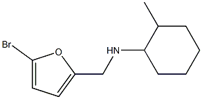 N-[(5-bromofuran-2-yl)methyl]-2-methylcyclohexan-1-amine Struktur