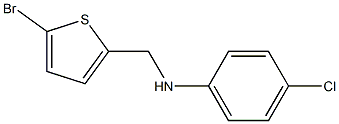 N-[(5-bromothiophen-2-yl)methyl]-4-chloroaniline Structure