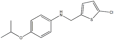 N-[(5-chlorothiophen-2-yl)methyl]-4-(propan-2-yloxy)aniline