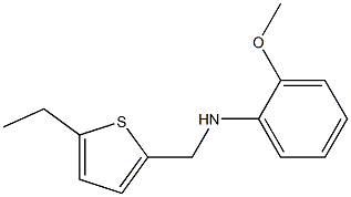 N-[(5-ethylthiophen-2-yl)methyl]-2-methoxyaniline Structure