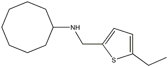 N-[(5-ethylthiophen-2-yl)methyl]cyclooctanamine Struktur