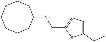 N-[(5-ethylthiophen-2-yl)methyl]cyclooctanamine Structure