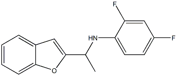 N-[1-(1-benzofuran-2-yl)ethyl]-2,4-difluoroaniline