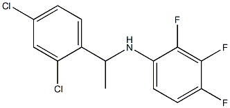 N-[1-(2,4-dichlorophenyl)ethyl]-2,3,4-trifluoroaniline 化学構造式