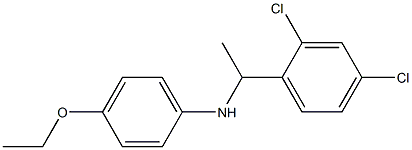 N-[1-(2,4-dichlorophenyl)ethyl]-4-ethoxyaniline Structure