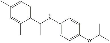 N-[1-(2,4-dimethylphenyl)ethyl]-4-(propan-2-yloxy)aniline