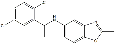  N-[1-(2,5-dichlorophenyl)ethyl]-2-methyl-1,3-benzoxazol-5-amine