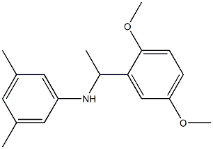 N-[1-(2,5-dimethoxyphenyl)ethyl]-3,5-dimethylaniline Structure