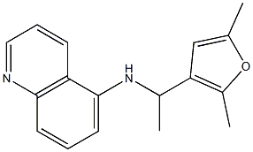 N-[1-(2,5-dimethylfuran-3-yl)ethyl]quinolin-5-amine