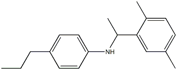 N-[1-(2,5-dimethylphenyl)ethyl]-4-propylaniline