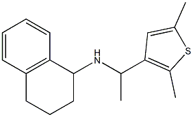 N-[1-(2,5-dimethylthiophen-3-yl)ethyl]-1,2,3,4-tetrahydronaphthalen-1-amine Structure