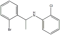 N-[1-(2-bromophenyl)ethyl]-2-chloroaniline 化学構造式