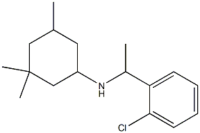 N-[1-(2-chlorophenyl)ethyl]-3,3,5-trimethylcyclohexan-1-amine Structure