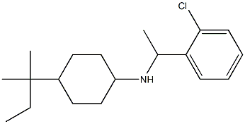  N-[1-(2-chlorophenyl)ethyl]-4-(2-methylbutan-2-yl)cyclohexan-1-amine