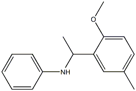  N-[1-(2-methoxy-5-methylphenyl)ethyl]aniline