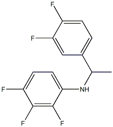 N-[1-(3,4-difluorophenyl)ethyl]-2,3,4-trifluoroaniline Structure