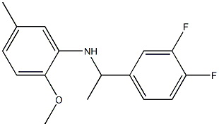 N-[1-(3,4-difluorophenyl)ethyl]-2-methoxy-5-methylaniline