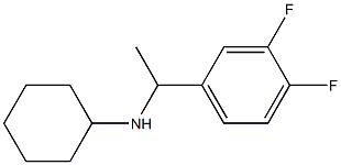  N-[1-(3,4-difluorophenyl)ethyl]cyclohexanamine