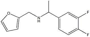 N-[1-(3,4-difluorophenyl)ethyl]-N-(2-furylmethyl)amine Structure