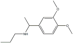 N-[1-(3,4-dimethoxyphenyl)ethyl]-N-propylamine Structure