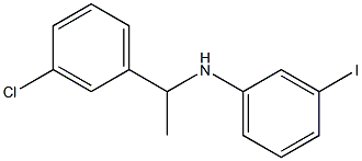 N-[1-(3-chlorophenyl)ethyl]-3-iodoaniline